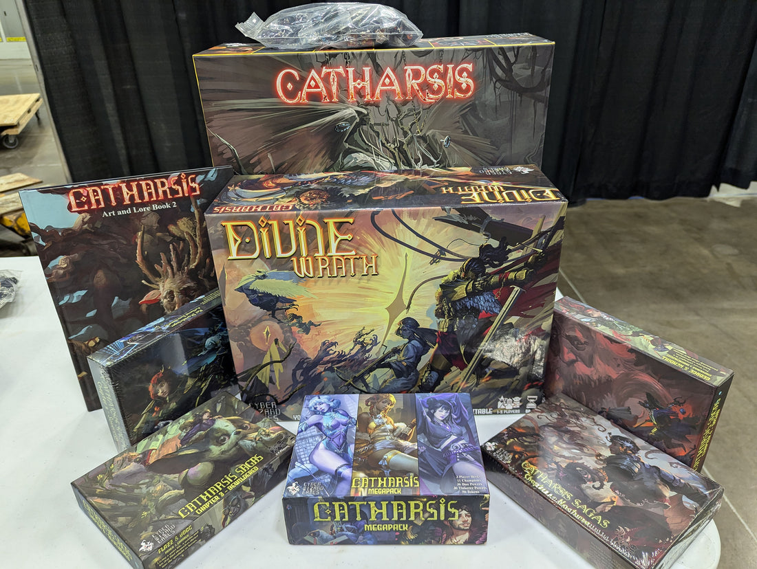 Catharsis Board Game - Solo and Cooperative Dice Rolling Adventure