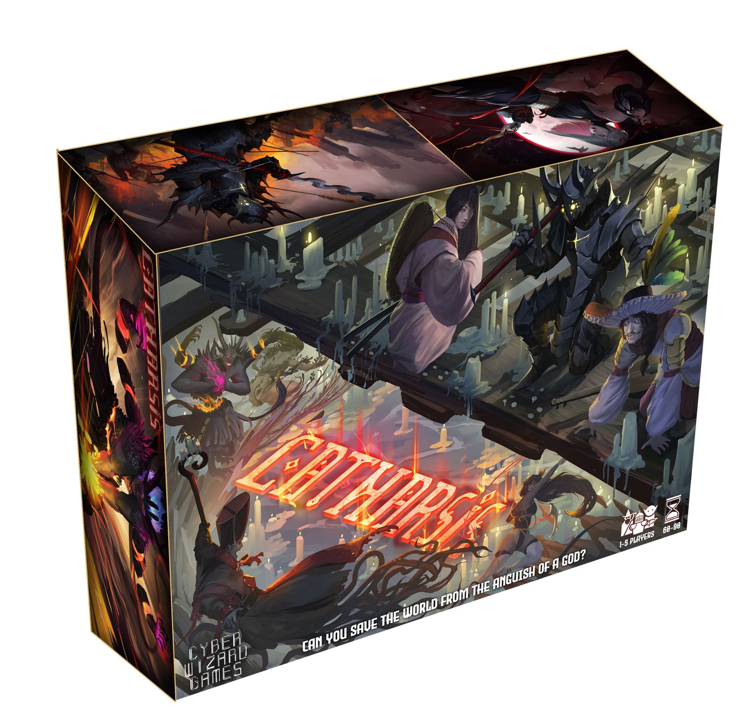Catharsis Board Game - Solo & Cooperative Dice Rolling Adventure