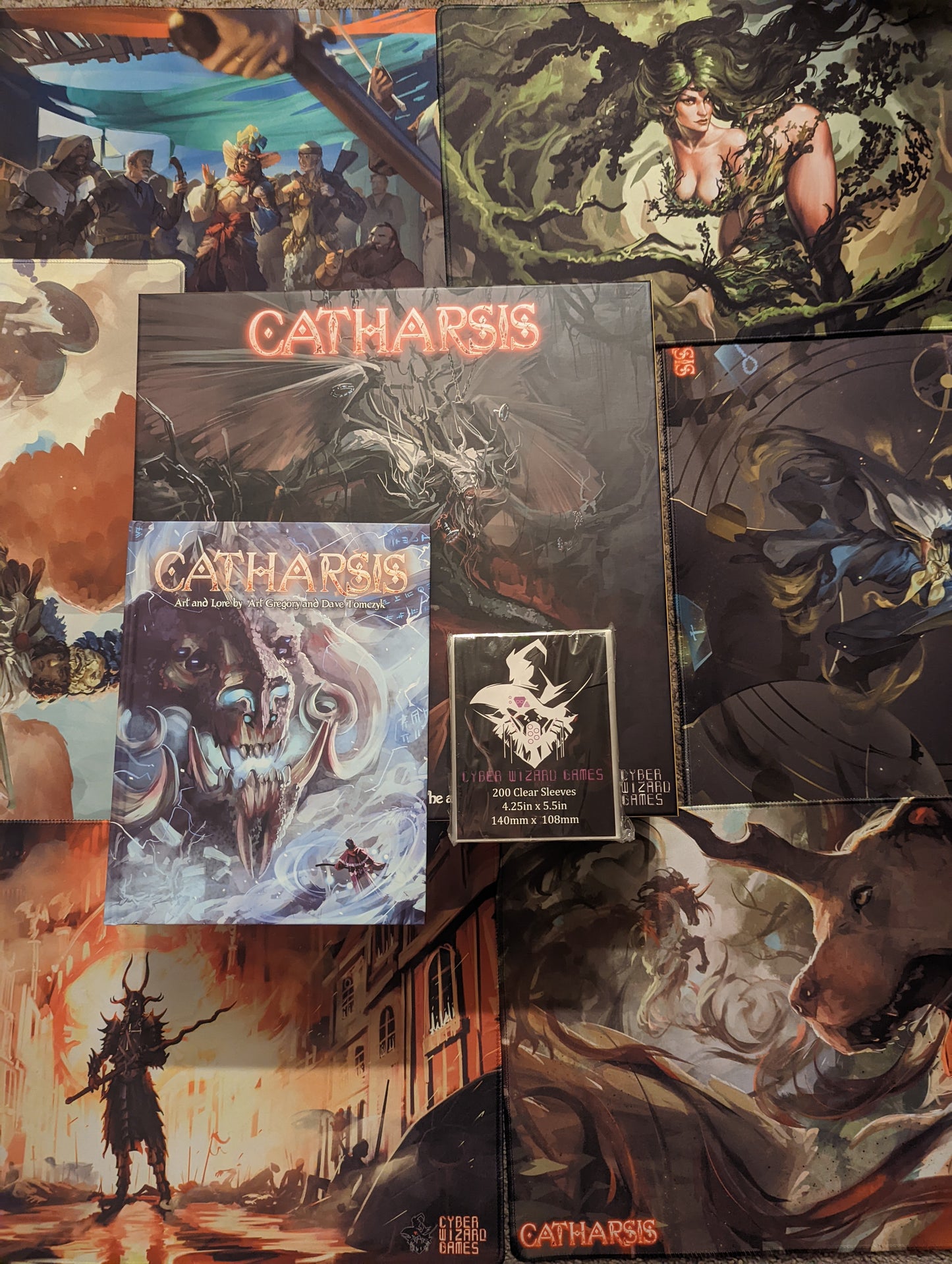 Catharsis Board Game - Solo and Cooperative Dice Rolling Adventure